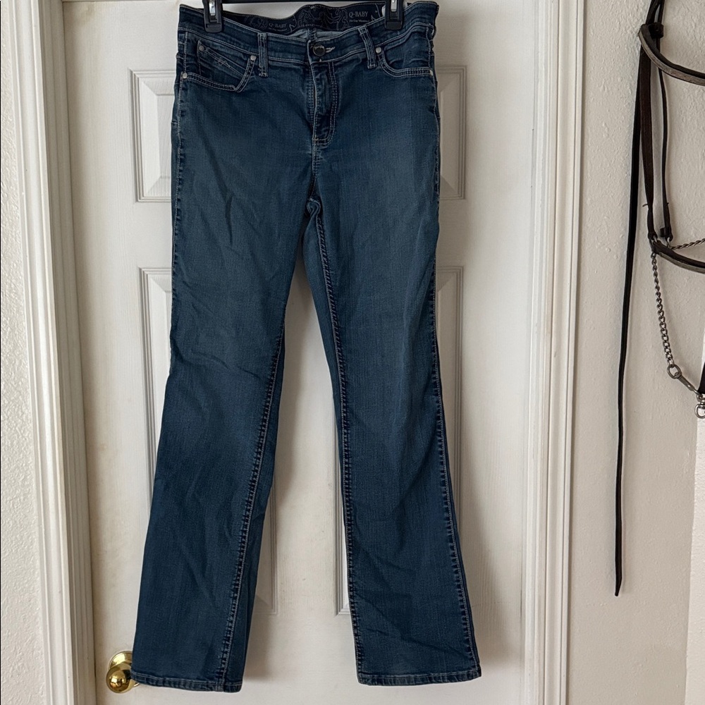Q-Baby 9/10 34” Dark Blue Women's Jeans